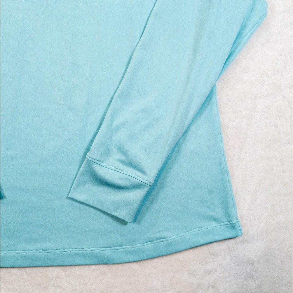 Under Armour Quarter Zip Shirt Women XXL Blue Golf Performance Activewear - Picture 6 of 8